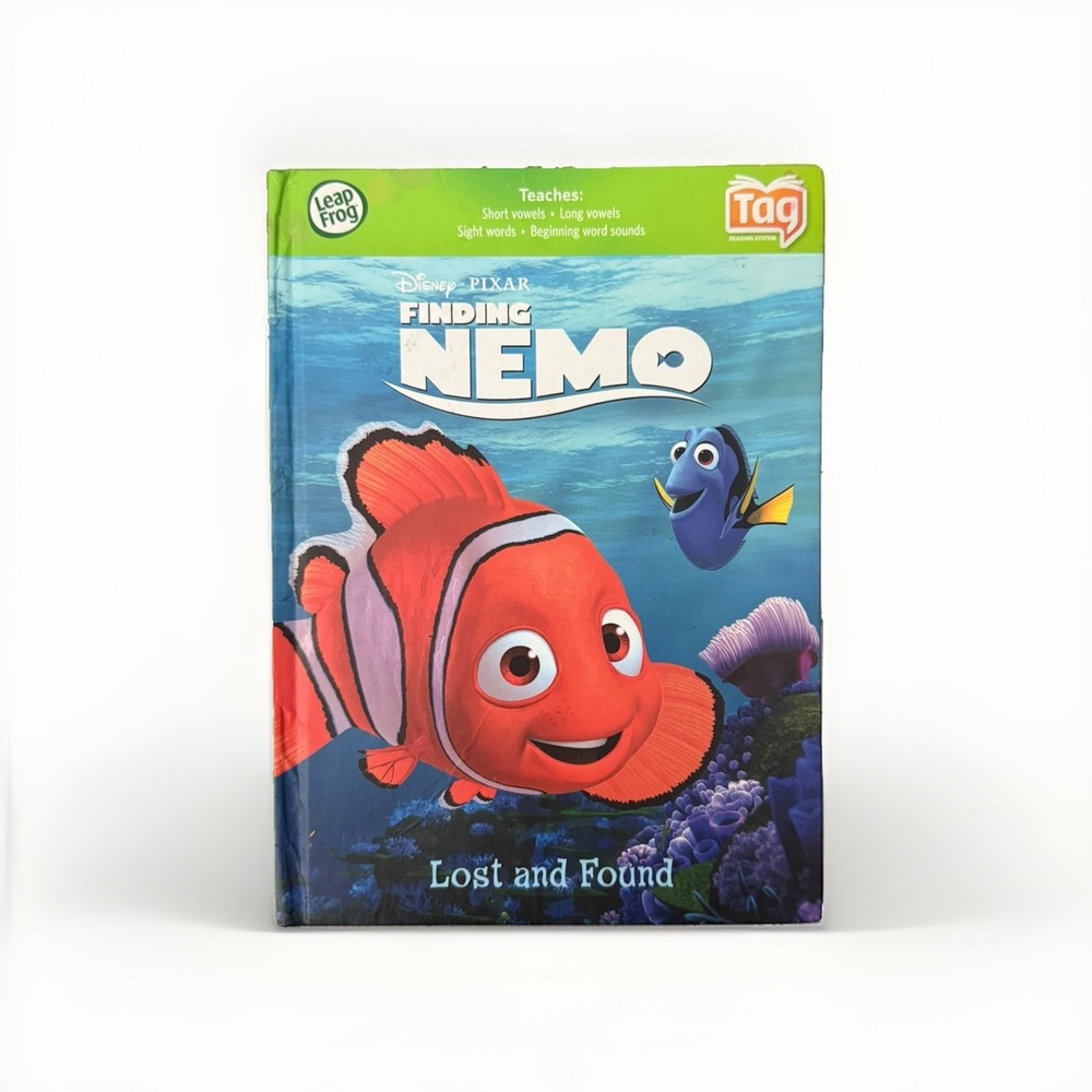 Leap Frog Tag LeapReader Book Finding Nemo Lost and Found Pixar Disney Hardcover